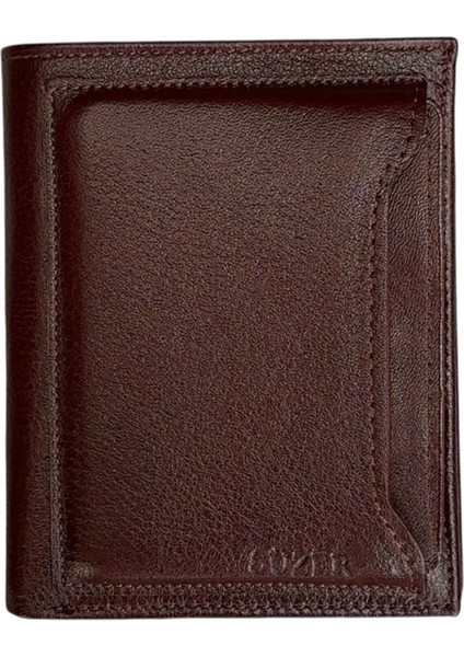 Kahverengi Hakiki Deri Çıkarılabilir Kartlıklı Dikey Model Spor Erkek Cüzdan - 3043-KAHVE fiyatları