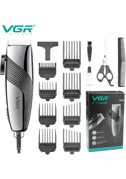 Vgr V-121 Elektrikli Profesyonel Ayarlanabilir Güç Özellikli Elektirikli Tıraş Makinesi ( Lisinya )