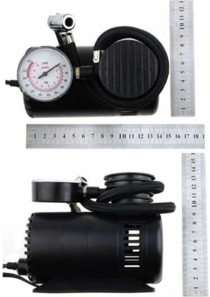 Oto Araç Mini Kompresör Hava Kompresörü 12 V 250 Psı Araba Hava Pompası Lastik Şişirici Taşınabilir ( Lisinya )