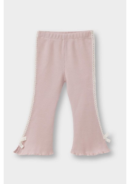 Kız Bebek 2'li Takım Çiçekli Sweatshirt İspanyol Paça Alt G3798A525AU fiyatları