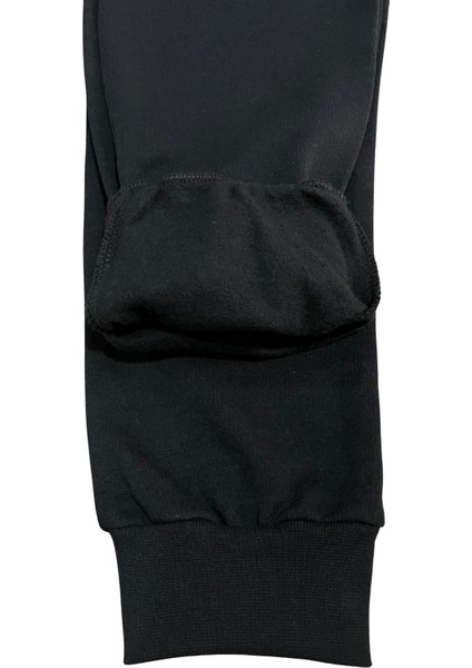 Çocuk Kışlık Pamuklu Eşofman Altı Çift Cepli Siyah fiyatları