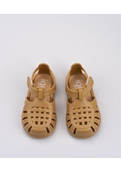 İgor S10271-080 Tobby Solid Mustard Sandalet