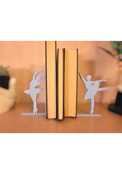 Balerin Konseptli 2'li Kitap Tutucu Seti