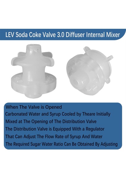4 Adet Lev Soda Kola Vanası 3.0 Difüzör Dahili Mikser, Kola Makinesi Yedek Parçası, Onarım Vanası Tertibatı 28368 (Yurt Dışından) indirimleri