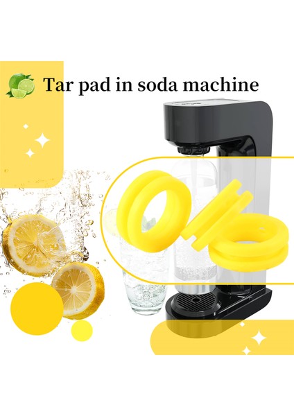 Halkalı Soda Makinesi Co2 Silindiri Değişim Karbonatör Contaları 5 Adet, Yeni Soda Makinesi ve Pembe Silindir Için Conta Halkası (Yurt Dışından) fırsatları