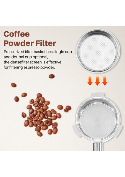 2 Adet 51 mm Paslanmaz Çelik Kahve Makineleri Basınçlı Filtre Sepeti Toz Sepeti Kahve Dipsiz Portafilter Filtresi (Yurt Dışından) fırsatları