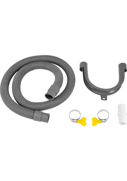 Tahliye Hortumu Uzatma Seti Evrensel Çamaşır Makinesi Hortumu 1m, Braket Hortum Bağlantısı ve Hortum Kelepçeleri Dahil Tahliye Hortumları (Yurt Dışından) fiyatları