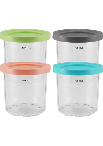 Ninja Creami Pints NC301 NC300 NC299AMZ Serisi Dondurma Makinesi Için Kapaklı Dondurma Kapları ve Dondurma Kapları (Yurt Dışından)