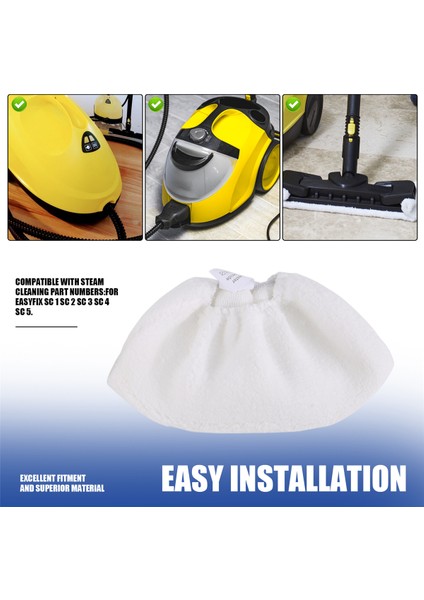 8 Paket El Aleti Havlu Kumaş Kılıfları, El Ucu Için, Karcher Buharlı Temizleyici Sc 2, Sc 3, Sc 4, Sc 5 Için (Yurt Dışından) indirimleri