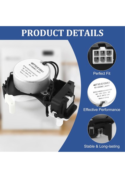 W10913953 49TYZ-E120A1 Whirlpool Amana Kenmore Maytag Çamaşır Makinesi Parçaları Için Çamaşır Makinesi Vites Aktüatörü W10597177 AP6037270'I Değiştirin (Yurt Dışından) fiyatları