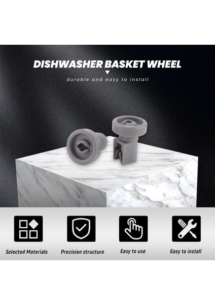 Aeg Favorit Privileg Zanussi Bulaşık Makinesi Setleri Aksesuarları Için 8 Adet Bulaşık Makinesi Sepeti Tekerleği (Yurt Dışından) fırsatları