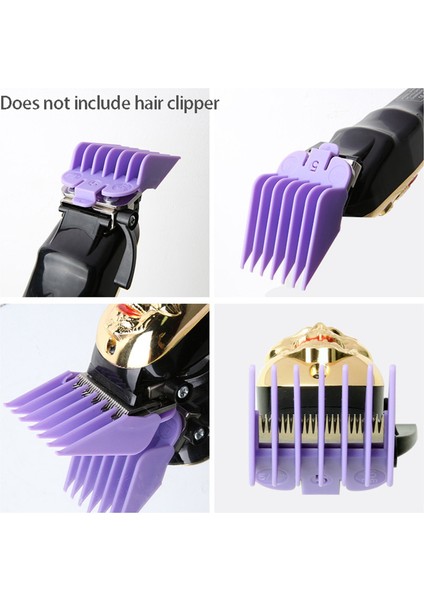 Profesyonel Saç Kesme Makinesi Yedek Kılıfı 8 Renk ve Boyut Sınır Tarak Aksesuarı Kılavuz Tarak, Wahl Düzelticiler Için Uygun (Yurt Dışından) fırsatları
