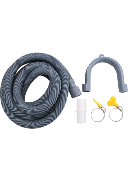 Çamaşır Makinesi Tahliye Hortumu 10 Ft Esnek Bulaşık Makinesi Tahliye Hortumu Uzatma Kitleri Oluklu Çamaşır Makinesi Tahliye Hortumu (Yurt Dışından)