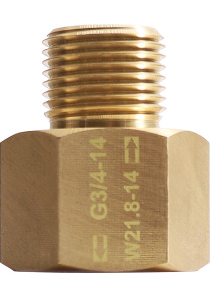 Co2 Soda Silindiri Akışı Dişi Adaptör Eşleştirme Quooker Küp Tankı Dişi G3/4'ü Erkek W21.8'E Dönüştürür (Yurt Dışından) fiyatları