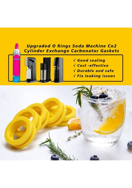 Duo Terra Art Hızlı Bağlantı Co2 Silindir Contaları Için 3 Adet O-Ring Soda Makinesi Marker Değişim Contası Seti Contaları (Yurt Dışından) fırsatları