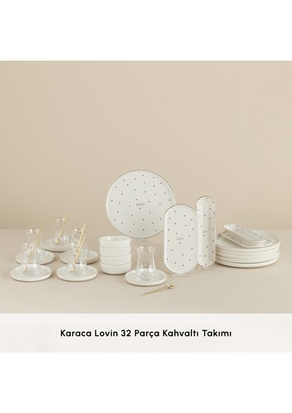 Lovin 32 Parça 6 Kişilik Kahvaltı Takımı Gold modelleri