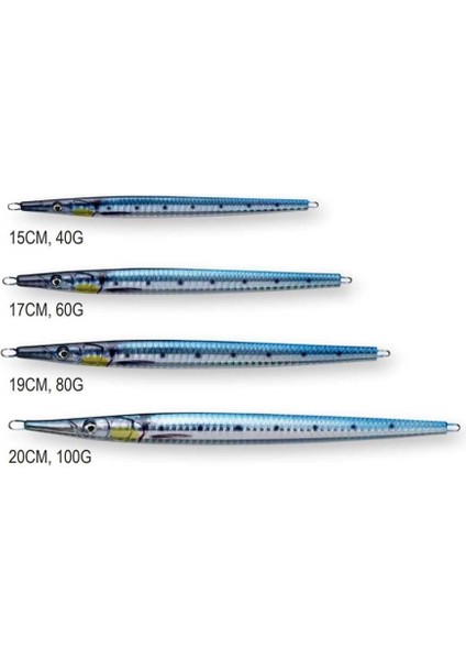 Savage Gear 3D Needle Jig 60 gr 17 cm Sahte Balık Barracuda modelleri