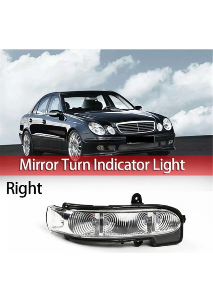 Araba Sağ Arka Görünüm Yan Ayna LED Dönüş Sinyali Göstergesi Mercedes Benz W211 W463 W461 C/e Sınıfı 2004-2012 (Yurt Dışından) modelleri
