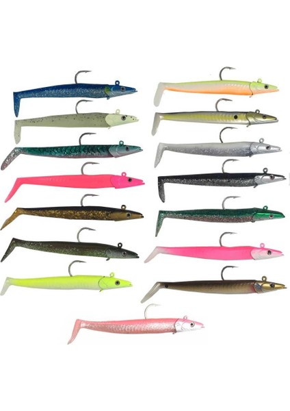 Savage Gear Sandeel 12.5 cm 23 gr 2+1 Adet Sahte Balık Dirty Silver