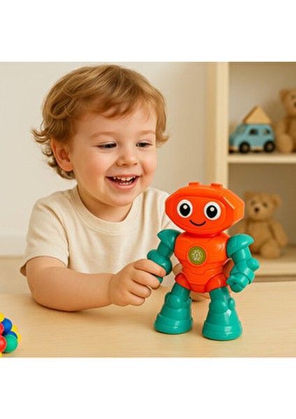 Çok Fonksiyonlu Mini Robot Eğitici İçerik ile 1+ Yaş Çocuklar İçin Tasarlandı