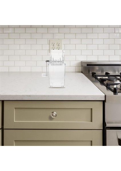 2l Buz Kırıcı Tıraş Makinesi Taşınabilir El Kranklı Buz Makinesi Ev Için Buz Kırıcı Buz Parçacıklı Buz Manuel A (Yurt Dışından)