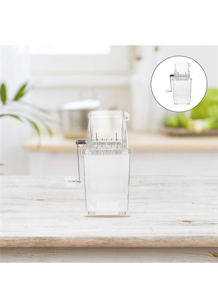 2l Buz Kırıcı Tıraş Makinesi Taşınabilir El Kranklı Buz Makinesi Ev Için Buz Kırıcı Buz Parçacıklı Buz Manuel A (Yurt Dışından) modelleri