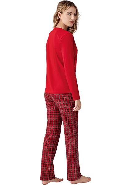Arnetta AR3514S Anne Kız New Year Kışlık Ikili Pijama Takım (Anne) fiyatları