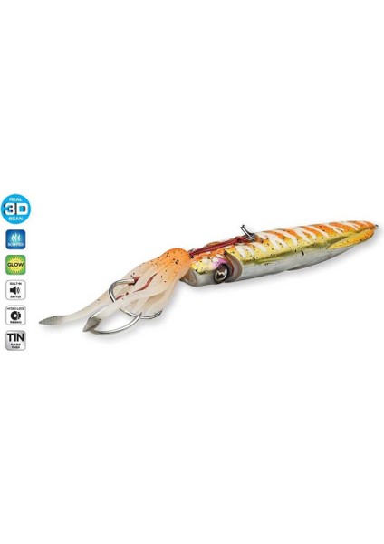 Savage Gear Swimsquid Inchiku 9.7cm 150GR Sahte Balık Orange Gold Glow fırsatları
