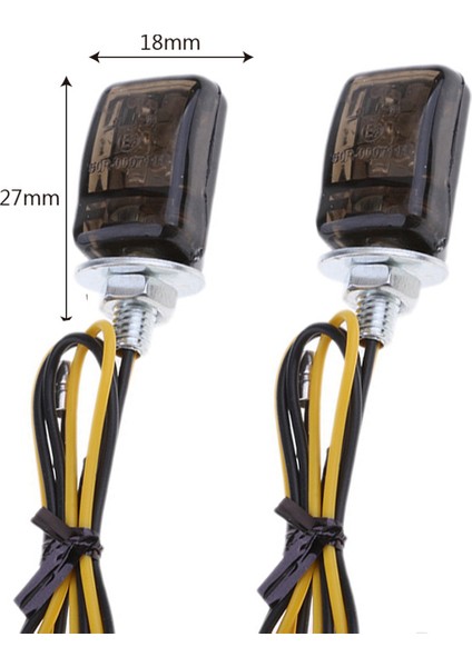 8pcs Universal LED Black Mini Küçük Göstergeler Sinyalleri Yamaha Için Motosiklet Motor Bisikleti (Yurt Dışından) fırsatları