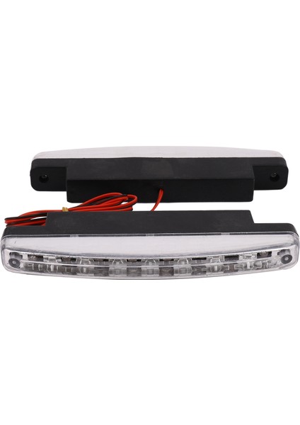 En Yeni 4pcs Yüksek Kaliteli Süper Beyaz 8 LED Gündüz Koşu Işıkları 12V Dc Far Evrensel Park Lambası 12V (Yurt Dışından) fırsatları