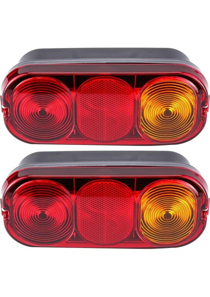 2x Excavator Arka Turn Sinyal Lambası Jcb 2cx 3cx 4cx Için Arka Fren Tail Lambası 12 ve 21 (Yurt Dışından)