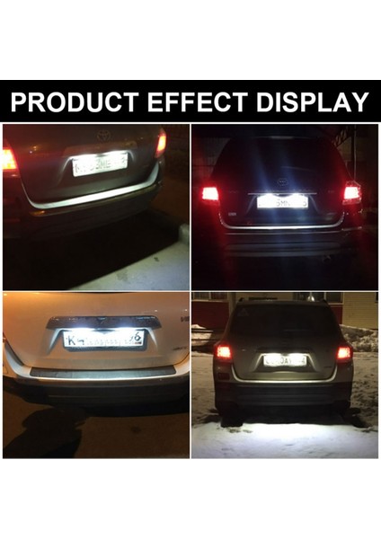 Toyota Highlander Için LED Numara Plaka Işık Lambası Hiace Land Cruiser Rva4 Scion XB-NCP31 Için Lexus RX300 Için (Yurt Dışından) fiyatları