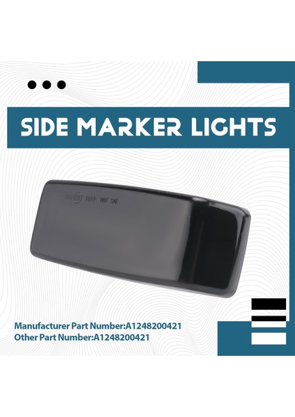 2x LED Dinamik Yan Maker Tekrarlayıcı Işıklar Mercedes Benz C E S Sl Sınıfı W201 190 W202 W124 W140 R129 (Yurt Dışından) indirimleri