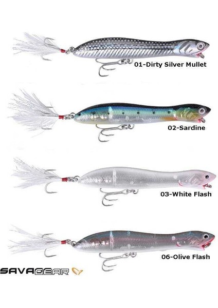 Panic Prey 19,5 cm 83 gr Sahte Balık 03-White Flash fiyatları