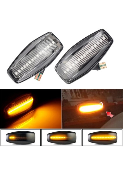 2x Araba LED Dinamik Yan Işaretçi Işık Dönüş Sinyali Hyundai Için I10 Trajet Sonata Elantra Getz Xg Tucson Matrix Kia (Yurt Dışından) fırsatları