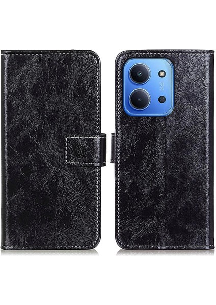 Redmi 15C 5g/4g Eu 173MM/POCO C85 5g Için Crazy Horse Kılıf (Yurt Dışından)