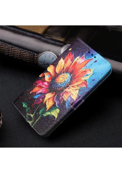 Redmi 15C 5g / 4g Eu 173MM Için Renkli Çizim Deri Kılıf (Yurt Dışından) fiyatları