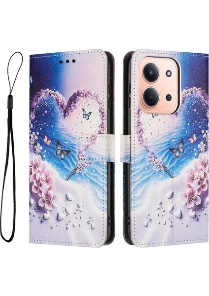 Redmi 15C 5g / 4g Eu 173MM Için Renkli Çizim Deri Kılıf (Yurt Dışından) fırsatları