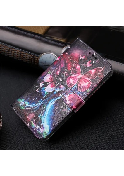 Redmi 15C 5g / 4g Eu 173MM Için Renkli Çizim Deri Kılıf (Yurt Dışından) modelleri