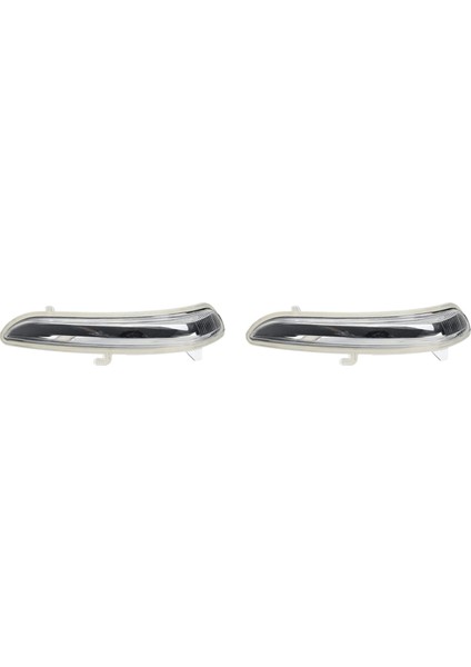 2x Sağ Yan Kanat Kapısı Dikiz Ayna Dönüş Sinyali Göstergesi Işık Lens Kapağı 1607512680 Için Peugeot 208 2008-2017 (Yurt Dışından)
