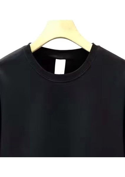 Geniş Rahat Içi Pamuklu Sıfır Yaka Oversize Sweatshirt modelleri