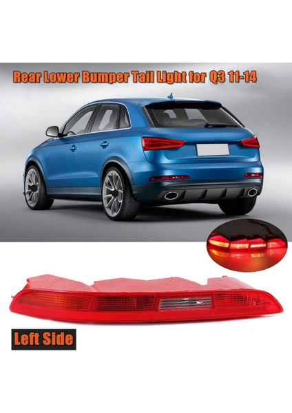 2x Araç Arka Tampon Kuyruk Işığı Reflektörü Işık Park Freni Işığı Audi Q3 2011-2015 8u0 8U0945095 Sol ve Sağ (Yurt Dışından) fırsatları