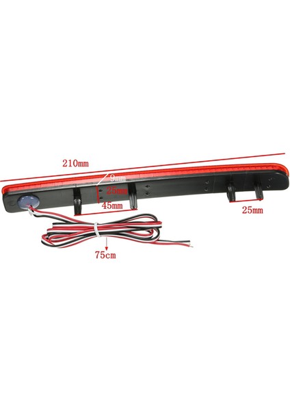 4x LED Arka Tampon Reflektör Açık Kırmızı Araba Sürüş Fren Sisi Lambası Land Rover Discovery 3/L320 2005-2013 (Yurt Dışından) fırsatları