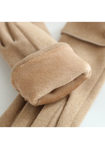 Yeni Bayanlar Düğme Ekrana Dokunabilir Açık Soğuk Kalın Kış Sıcak Elnler (Yurt Dışından) modelleri