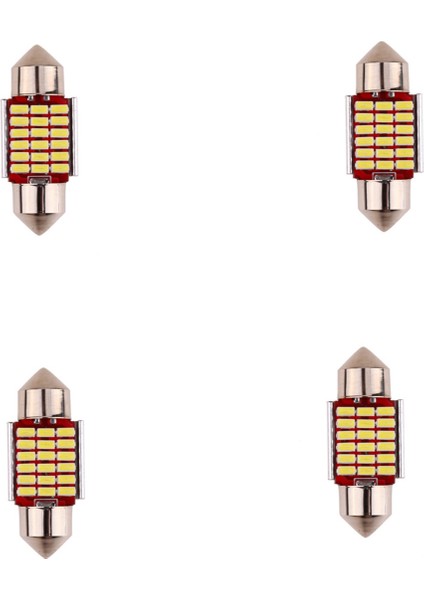 4pcs C5W C10W 31MM 3014 18SMD Festoon LED Canbus Araş Inteıror Pum Laplaya Playa Işık 12V (Yurt Dışından)