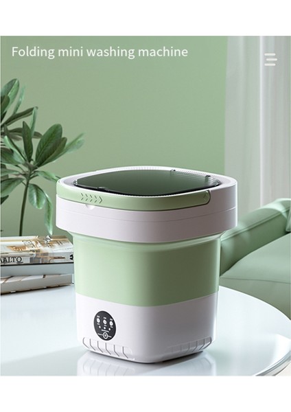 Mini Katlanır Çamaşır Makinesi 12L Kapasiteli Otomatik Ev Tipi Taşınabilir Çok Fonksiyonlu Bebek Iç Çamaşırı Çamaşır Makinesi Ingiltere Fiş C (Yurt Dışından)