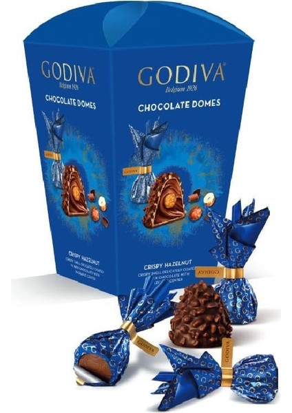 Godıv Chocolate Domes Fındıklı 123G X10 Adet