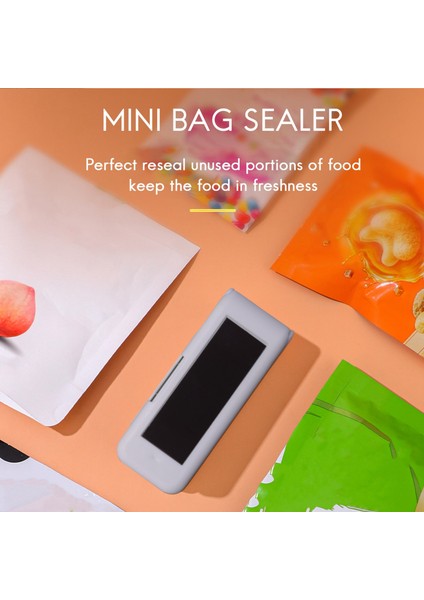 Plastik Ambalaj Saklama Poşeti, Mini Yapıştırma Makinesi, Gıda, Atıştırmalık, Mutfak Aksesuarları Için Kullanışlı Etiket ve Mühürler, Beyaz (Yurt Dışından) fiyatları