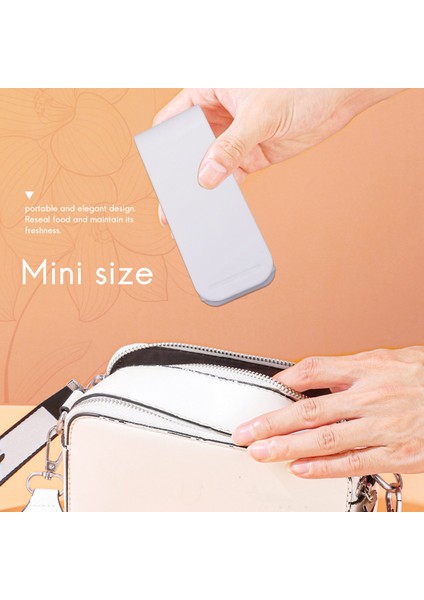 Plastik Ambalaj Saklama Poşeti, Mini Yapıştırma Makinesi, Gıda, Atıştırmalık, Mutfak Aksesuarları Için Kullanışlı Etiket ve Mühürler, Beyaz (Yurt Dışından) fırsatları