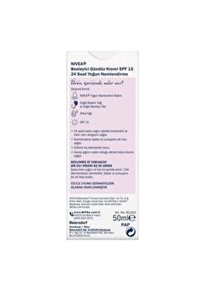 Besleyici Gündüz Kremi Kuru Ciltler İçin 24 Saat Nemlendirme 50 ml C Vitamini İçerir indirimleri